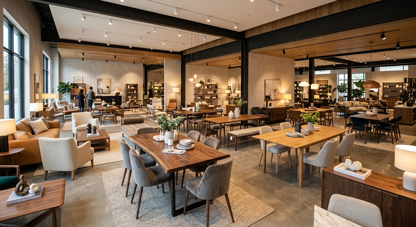 Groll's Furniture Gallery showroom